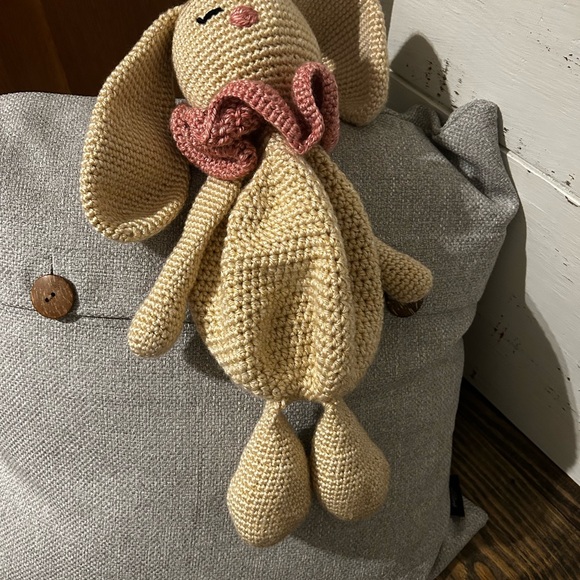 Crochet Bunny Lovey - Picture 2 of 2